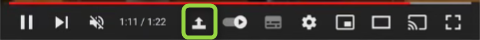 Outside Youtube Player Bar